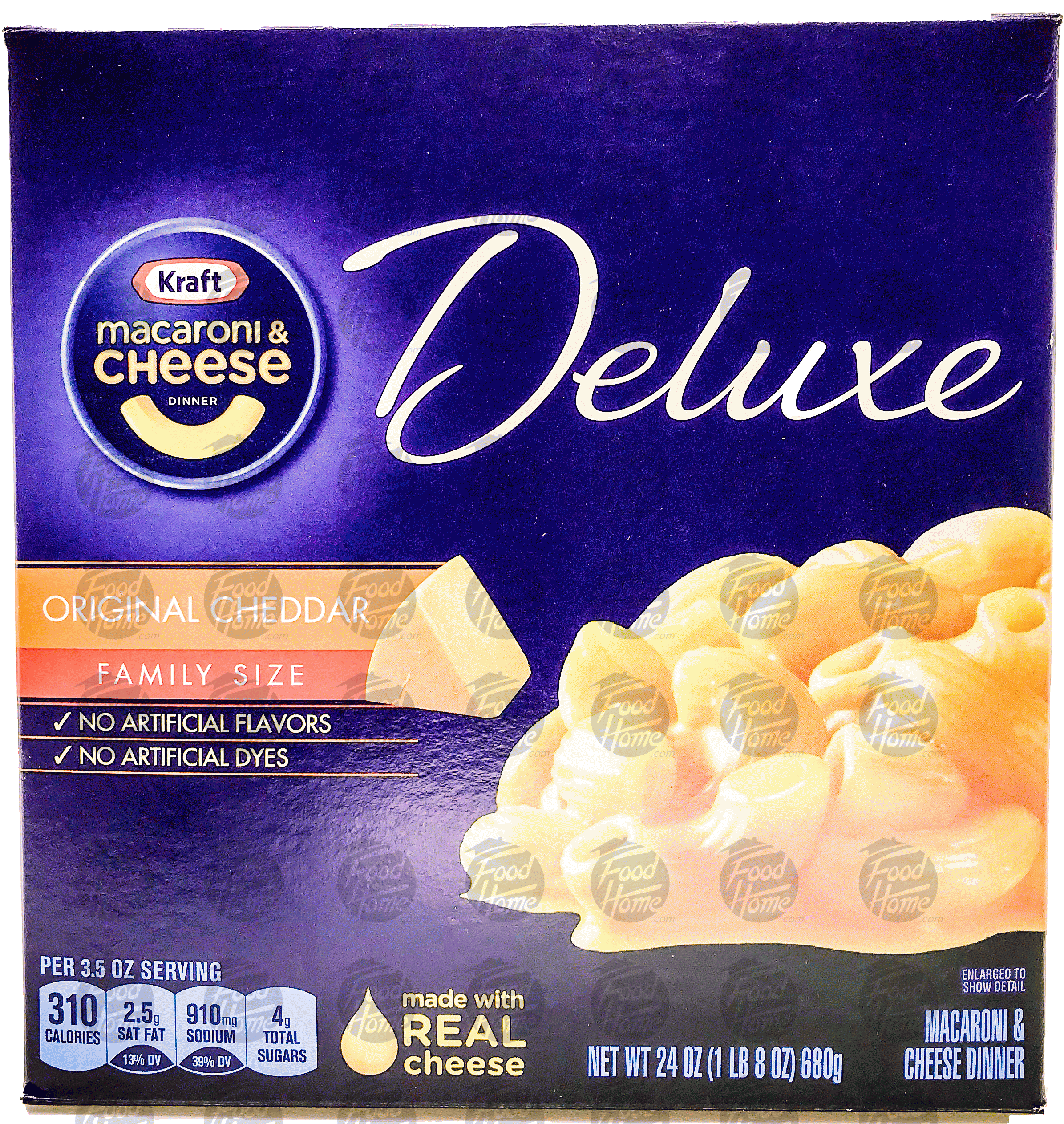 Kraft Deluxe macaroni and cheese dinner, family size Full-Size Picture